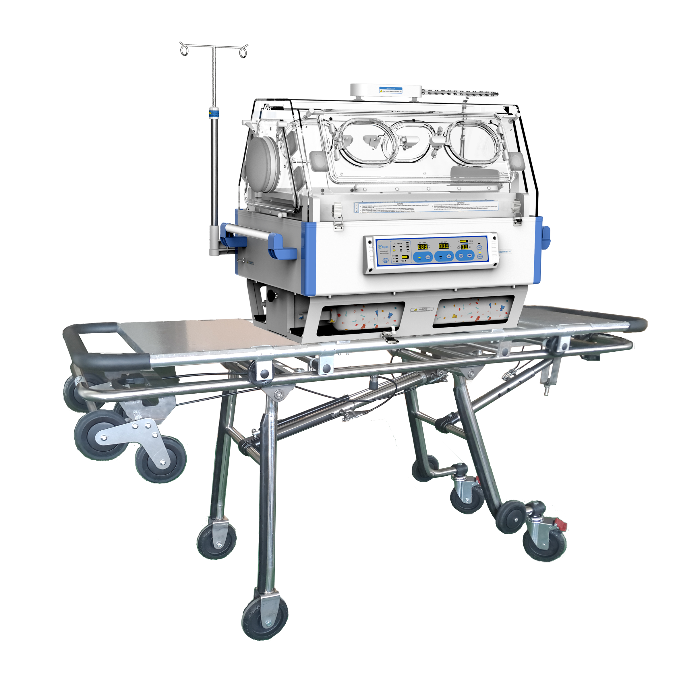 Baby Incubator with trolleys - BT-100 (Ambulance type)