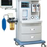 Ventilator with monitor