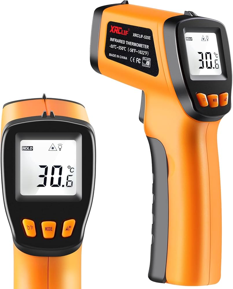 Infrared Thermometer Gun – Non-Contact Digital Temperature Scanner